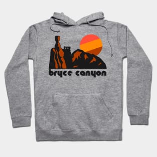 Retro Bryce Canyon ))(( Tourist Souvenir National Park Design Hoodie